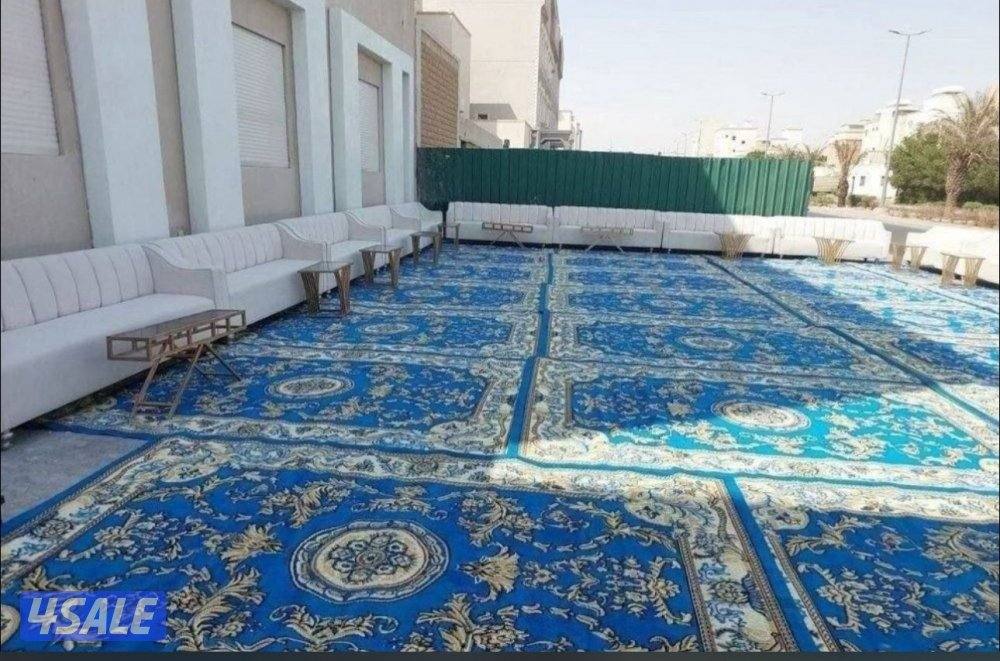 إعلان عن جميع المفروشات والأثاث سجاد قص تركي وموكيت سعودي وماراتي وتفصيل مساند